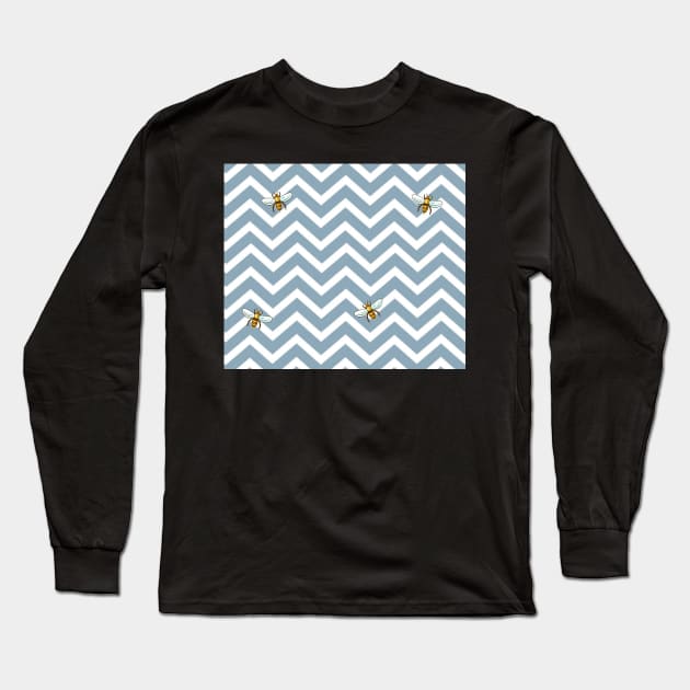 Chevron and Bees Long Sleeve T-Shirt by gillys